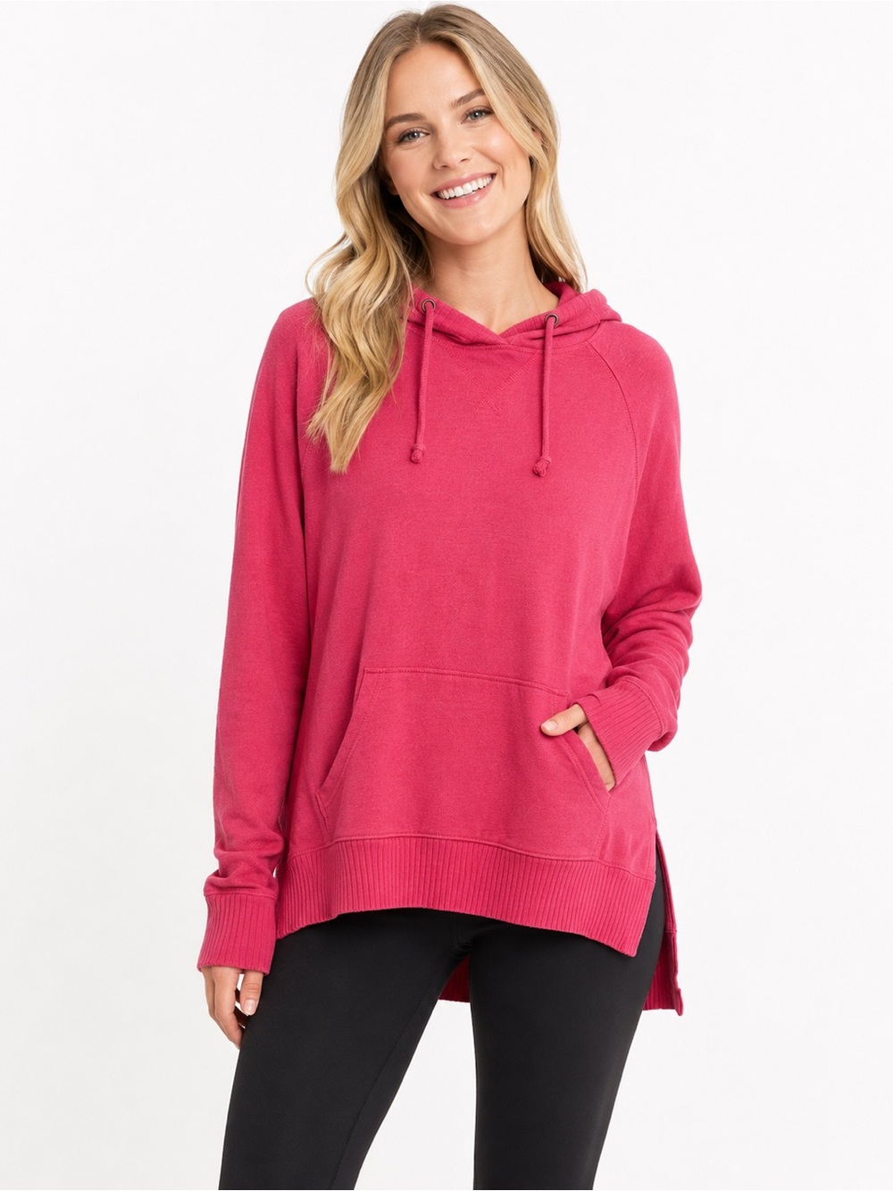 SO Bright Pink Fleece Hoodie – Size XL